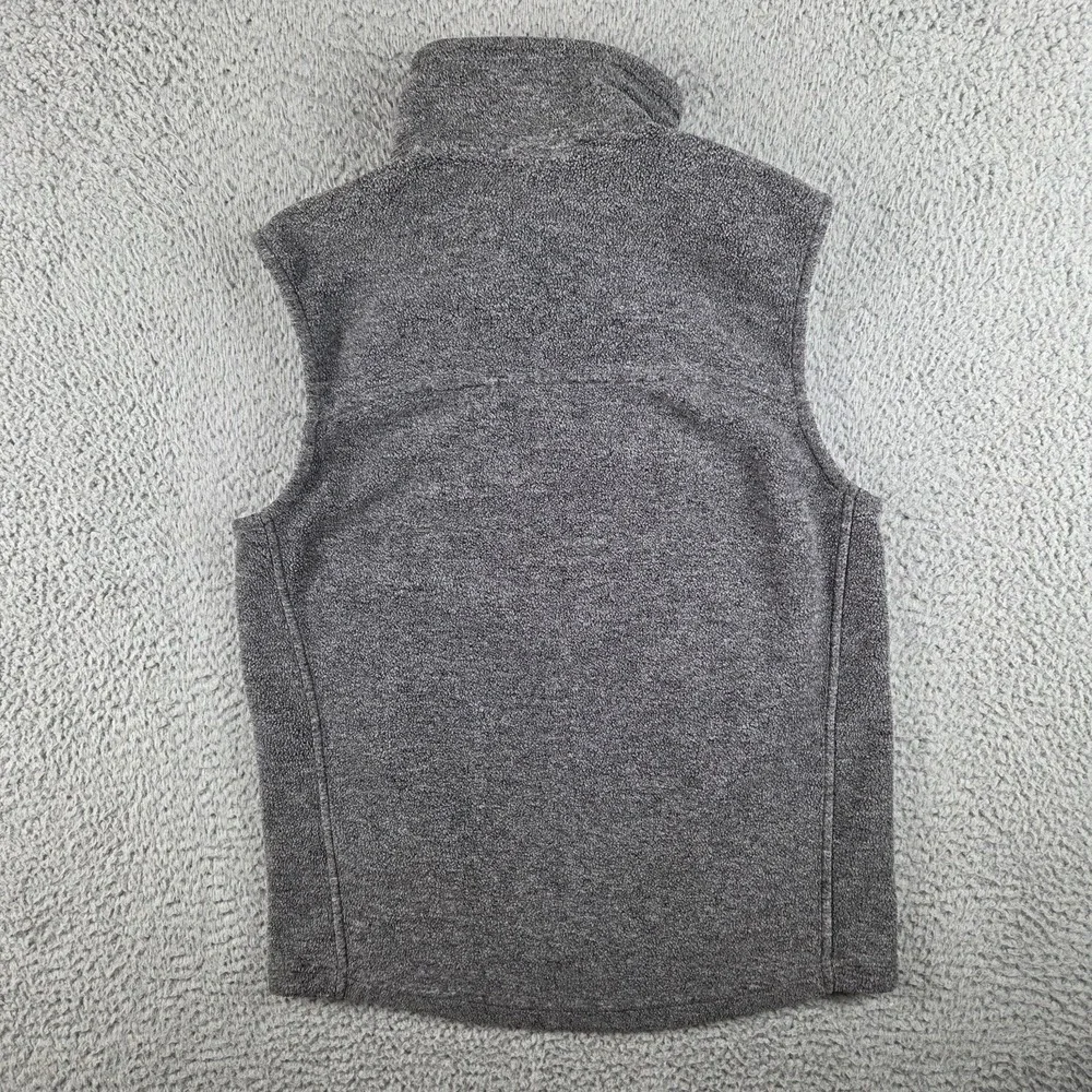 Patagonia Synchilla Vest Mens Small Gray Full Zip Outdoor Hiking Gorpcore Logo - Picture 9 of 9